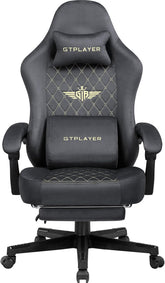Ergonomische Bureaustoel - Office Chair - Gamestoel - Volwassenen - Grijs - GTPLAYER - GT830
