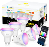GU10 LED lamp - Dimbaar - Smart lamp - 5W - 6 stuks - Aigostar