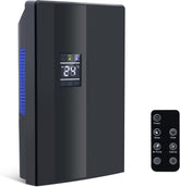 CITYBEE Luchtontvochtiger, elektrisch, 2000 ml, luchtontvochtiger voor kelder, slaapkamer, woning, dehumidifier met afstandsbediening, 24-uurs timer, uv-reiniging en slaapmodus