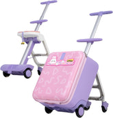 Kinderkoffer - Koffer kind - Kindertrolley - Meisje - Roze - Jovikids