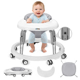 Loopstoel - Baby walker - Loopwagen - Opvouwbaar - Grijs
