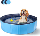 Hondenzwembad - 120x30 cm - Dierenzwembad - Zwembad hond - Blauw - Nobleza