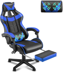 Ergonomische Bureaustoel - Office Chair - Gamestoel - Volwassenen - Blauw - ST