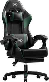 Ergonomische Bureaustoel - Office Chair - Gamestoel - Volwassenen - Zwart/Groen - HLDIRECT
