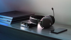SteelSeries Arctis Pro Wireless - Draadloze Gaming Headset - Hi-Res luidsprekerstuurprogramma's - Tweevoudig draadloos (2.4G & Bluetooth) - Zwart •