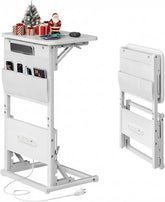 Laptoptafel - Bijzettafel - Verstelbaar - 70x40x30 - Wit - HLDIRECT