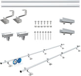 Montageset Zonnepanelen - Zonnepaneel beugel - Zilver - Arebos