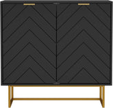 Commode - Dressoir - Ladekast - 80x40x78 cm - Zwart - UEV