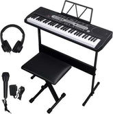 Keyboard - Digitale piano - Piano - 61 toetsen - Zwart - DZDZDZ