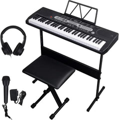 Keyboard - Digitale piano - Piano - 61 toetsen - Zwart - DZDZDZ