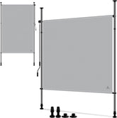 KESSER® Klemluifel - Balkonluifel - Zonwering - 150x310 cm - Grijs