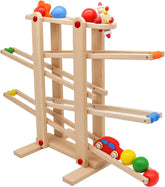 Houten knikkerbaan - beukenhout 70 x 30 x 48,5 cm