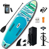 Sup Board - Opblaasbaar Paddle Board - 100 kg - Blauw - FEATH-R-LITE