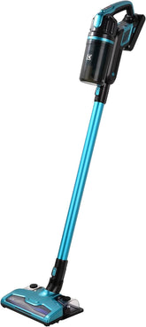 Kalorik TKG SKV 1006 3-in-1 accu-hand- en steelstofzuiger met dweilfunctie, turbo-borstel, Li-Ion 2000 mAh accu, ECO-modus, 2 standen, 120 watt, blauw/zwart