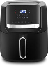 Airfryer XXL - heteluchtfriteuse - 6,5L - 1600W - Zwart •
