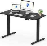 FLEXISPOT Elektrisch Bureau 120 x 60 cm Zit-sta tafel Hoogte Verstelbaar Bureau voor Thuiskantoor, Zwart