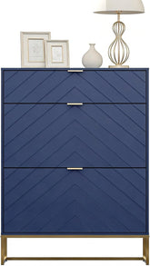 Schoenenkast - Schoenenrek - 80x24x122 cm - Blauw - UEV