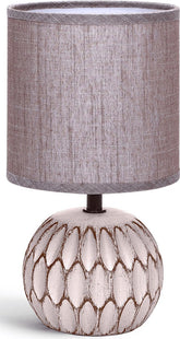 Tafellamp - Bureaulamp - Tafellamp slaapkamer - Bruin - Aigostar