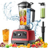 Teendow Staande mixer, krachtige blender, 1800W, 2L, BPA-vrij, smoothieblender