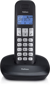 Huistelefoon senioren - Senioren telefoon - Vaste lijn - Zwart - Profoon PDX-1100 •