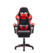 Ergonomische Bureaustoel - Office Chair - Gamestoel - Volwassenen - Zwart/Rood - Sunon