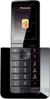 Panasonic KX-PRS110 DECT beller-identificatie zwart, witte telefoon