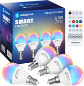 E14 LED lamp - Dimbaar - Smart lamp - 6,5W - 4 stuks - Aigostar