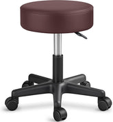 Zadelkruk - Kruk op wielen - Rolkruk - Draaikruk - Bruin - TRESKO