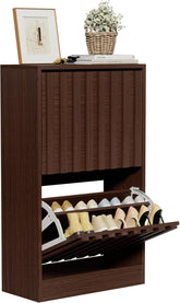 Schoenenkast - Schoenenrek - 52x24x86,5 cm - Bruin - UEV