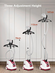 Kledingstomer - Handstomer - Kleding stomer - 1950W - Rood - Yabano