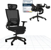 Ergonomische Bureaustoel - Office Chair - Gamestoel - Volwassenen - Zwart - OS1B - FLEXISPOT