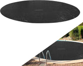 Zwembad Afdekzeil - Rond - Solarzeil - 366 cm - Zwart - Arebos