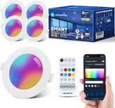 Inbouwspots - Spotjes inbouw - Dimbaar - 6W - 4 stuks - Aigostar