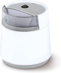 Trebs 99254 IJs- en milkshake- / sorbetmachine voor maximaal 6 personen, capaciteit 800 ml, incl. recepten voor consumptie-ijs, dubbelwandige thermocontainer •