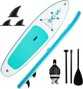 Sup Board - Opblaasbaar Paddle Board - 150 kg - Groen/Wit - FunWater