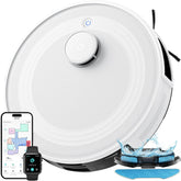 Robotstofzuiger met dweilfunctie - Met laadstation - Wit - LEFANT M2