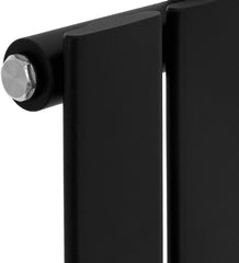 Badkamer radiator - Handdoekradiator - Verwarming Badkamer - 48x160 cm - Zwart - LuxeBath