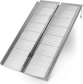 Jago® Rolstoelhelling - aluminium, inklapbaar, 90cm, mobiel opvouwbaar, 270 kg - laadhelling, drempelhelling, kofferhelling, oprijplaat voor trappen, rolstoelen rollatoren