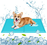 Koelmat Hond & Kat - 65x50 cm - Blauw - Nobleza •