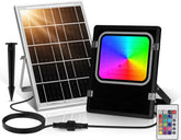 Solar Tuinverlichting - Buitenverlichting - Zonneenergie - 50W - Zwart - Aigostar •