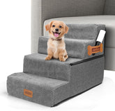 Hondentrapje voor honden - 61x38x46 cm - Grijs - Nobleza
