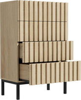 Commode - Dressoir - Ladekast - 60x34x92 cm - Bruin - UEV