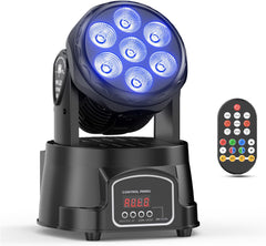 Discolamp - Roterende disco lamp - Met afstandsbediening - RGBW - Zwart