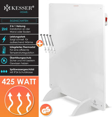 KESSER® Infrarood Verwarmingspaneel - Radiator - 425Watt - Wit