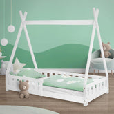 Kinderbed - Peuterbed - Tipi bed - 80x160 cm - Wit - ML-Design