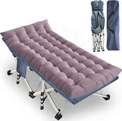 Veldbed - 1 Persoons - Kampeerbed - Stretcher - 200x80 cm - Grijs