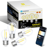 E27 LED lamp - Dimbaar - Filament lamp - 4,5W - 4 stuks - Aigostar