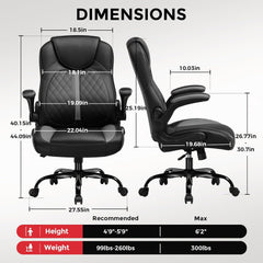 Ergonomische Bureaustoel - Office Chair - Gamestoel - Volwassenen - Grijs - COMHOMA