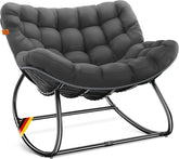 KESSER® Ergonomische schommelstoel - Relaxstoel - Antislip - Antraciet