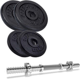 Halterschijven - Halterset- 30 mm - Gietijzer - 10 kg - ScSPORTS®